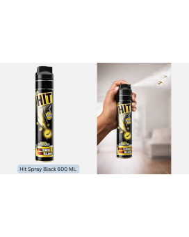 Hit Spray Black - 600 ML