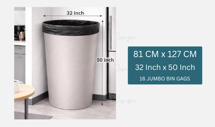 MAGIC BIN BAGS 32 X 50 - Pack of 16 JUMBO BAGS