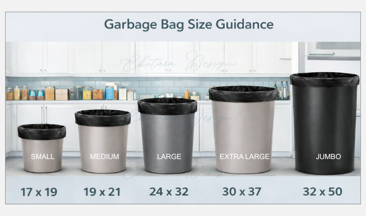 MAGIC BIN BAGS 19 X 21 - Pack of 30 MEDIUM BAGS