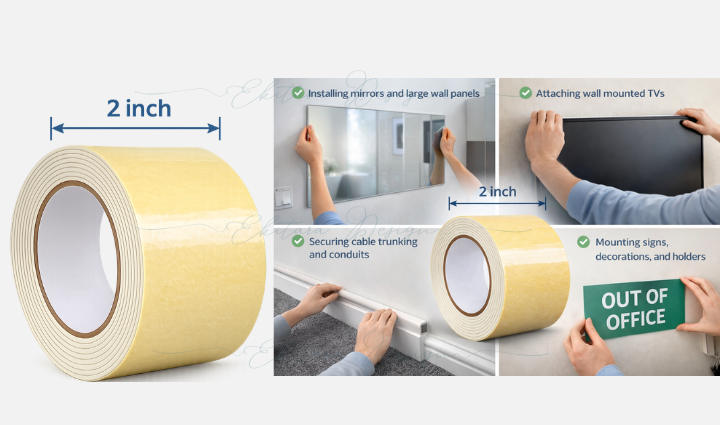 Double Sided Foam Tape – 2 Inch