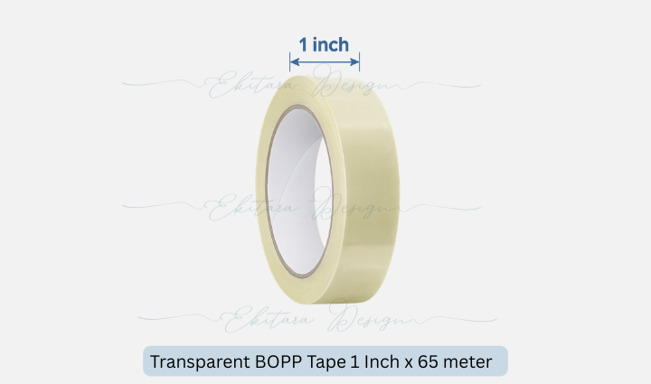 Transparent Tape 1" – 65 Meter