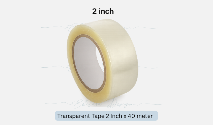 Transparent Tape 2" – 40 Meter