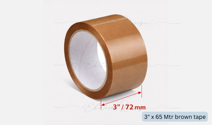 Brown Tape (3 Inch x 65 Meter)
