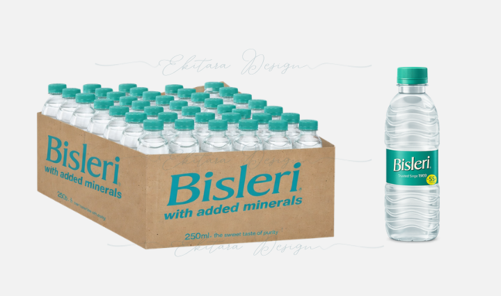 Bisleri 200 ML Water Bottles - pack of 48