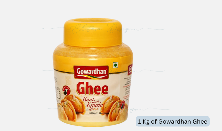 Gowardhan Ghee 1 Kg Bottle