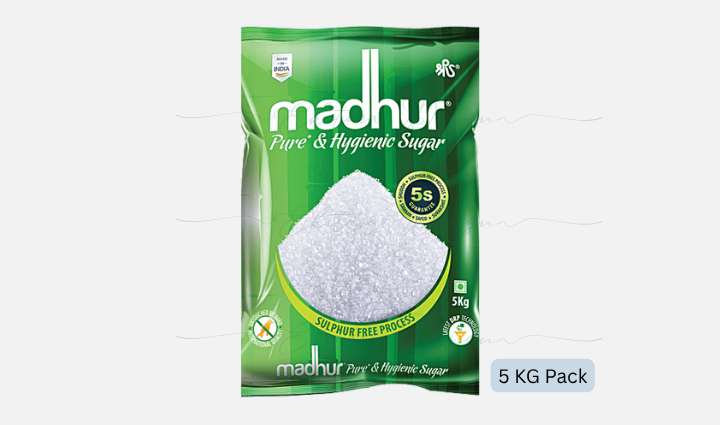 Madhur Pure & Hygienic Sugar - 5 Kg
