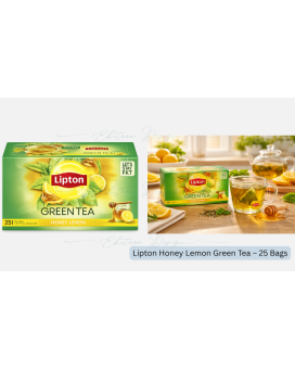Lipton Honey Lemon Green Tea – 25 Bags