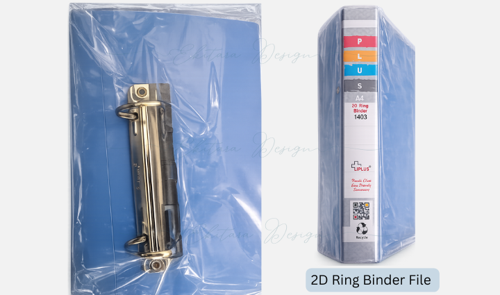 A4 2D Ring Binder File - Plus 1403