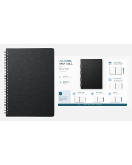 Spiral Notepad - 72 pages (No. 8 Notepad)