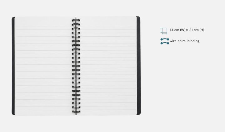 Spiral Notepad - 72 pages (No. 8 Notepad)