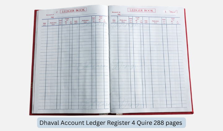 Dhaval Account Ledger Register 4 Quire