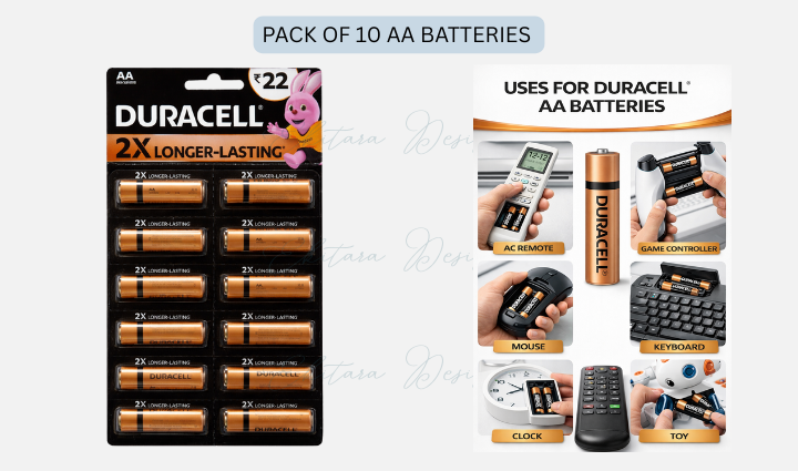 Duracell Ultra AA Battery (Pack of 10)