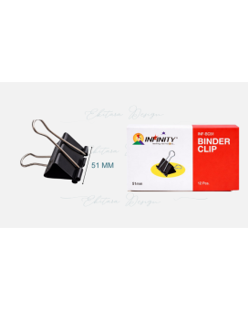 Binder Clips 52mm - Infinity Pack of 12