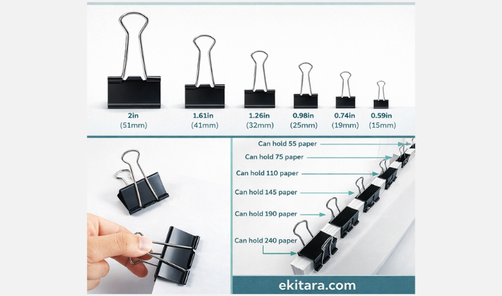 Binder Clips 52mm - Infinity Pack of 12