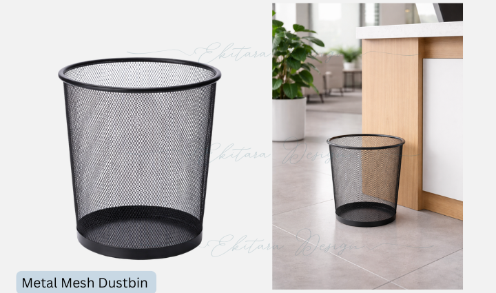 Metal Mesh Dustbin