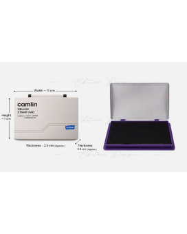 Camlin Deluxe Stamp Pad Large - Black