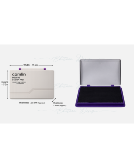 Camlin Deluxe Stamp Pad Large - Violet