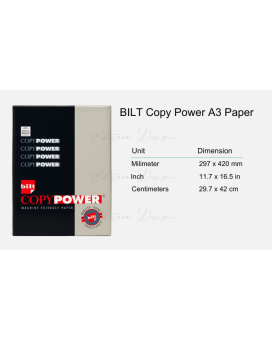 BILT Copy Power A3 - 75 GSM Printing Paper