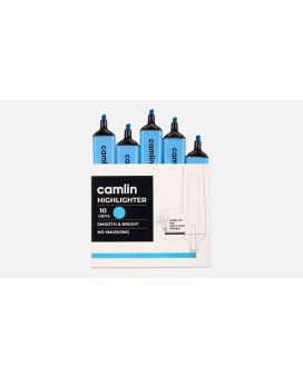 Camlin Highlighter Blue (Pack of 10)