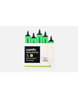 Camlin Highlighter Green (Pack of 10)