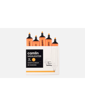 Camlin Highlighter Orange (Pack of 10)