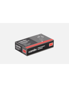 Camlin Permanent Marker-Red (Pack Of 10)