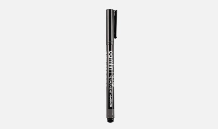 Camlin Fine Tip Permanent Marker-Black