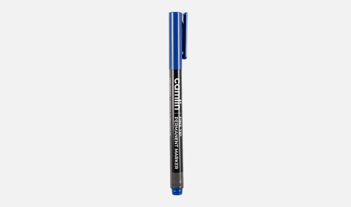 Camlin Fine Tip Permanent Marker-Blue