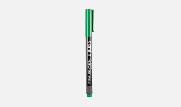 Camlin Fine Tip Permanent Marker-Green