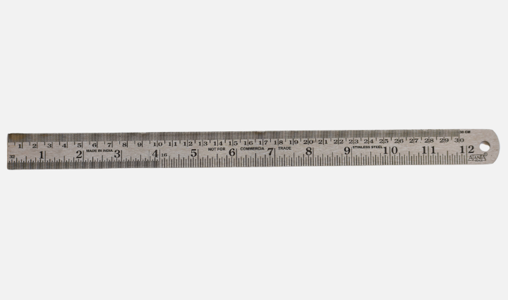 Ajanta Steel Ruler 30cm