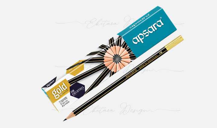Apsara Gold HB Pencil (Pack of 10)