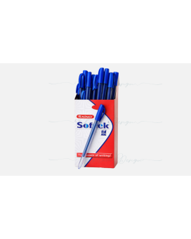 Saino Softek Ball Pen Blue ( pack of 20 )