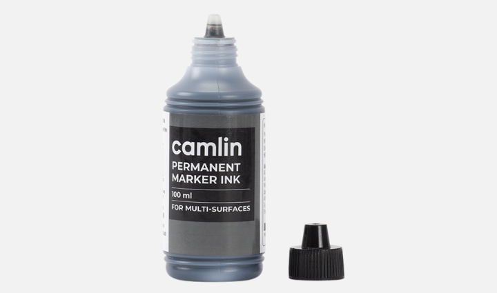 Camlin Permanent Marker Ink Black 100ml