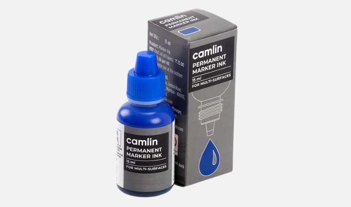 Camlin Permanent Marker Ink Blue 15ml