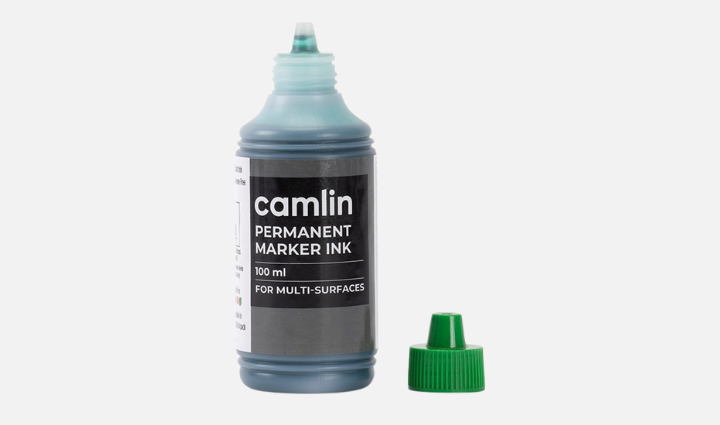 Camlin Permanent Marker Ink Green 100ml