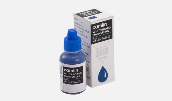 Camlin Whiteboard Marker Ink 15ml-Blue