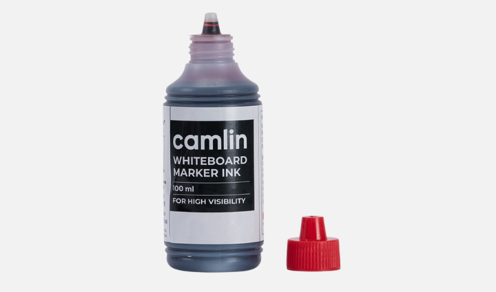 Camlin Whiteboard Marker Ink 100ml-Red