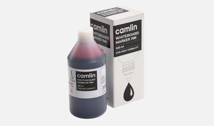 Camlin Whiteboard Marker Ink 500ml-Red